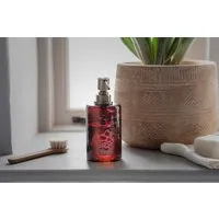 Ilcoso Recycled Hammered Glass Soap Dispenser - Amber alternate view