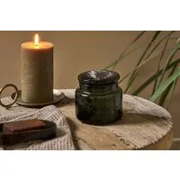 Ilcoso Recycled Hammered Glass Storage Pot - Green alternate view