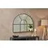Imoma Iron Overmantel Arch Mirror - Brass