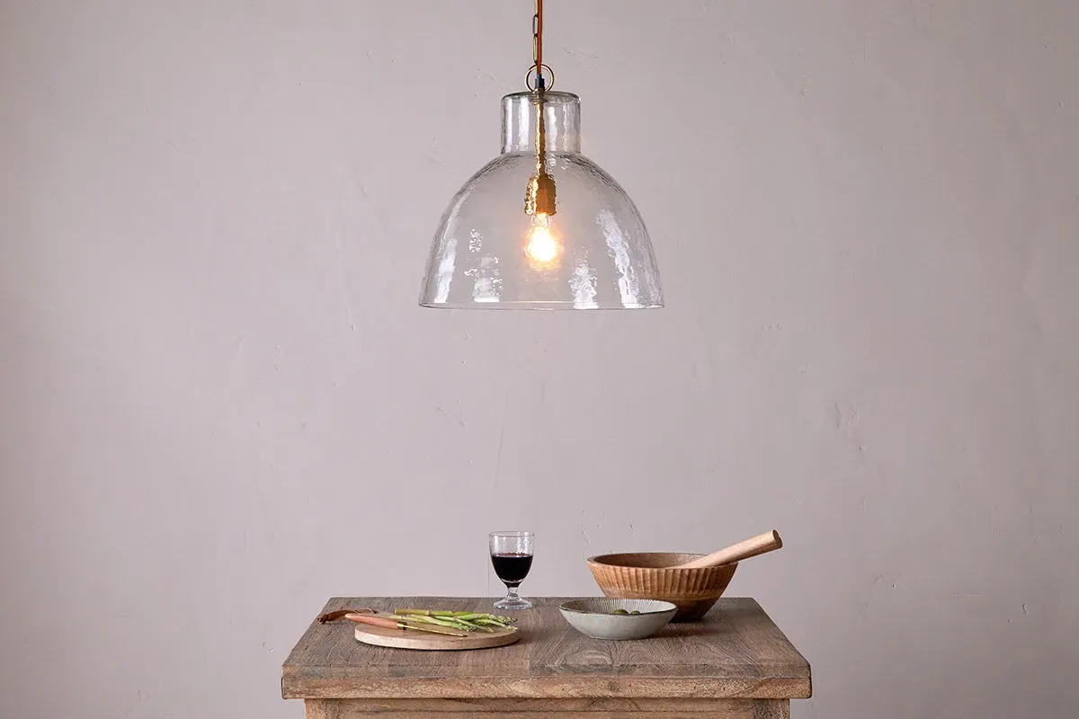 Inayah Recycled Glass Pendant Light - Clear product