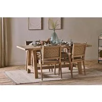 Indali Extra Large Dining Table - Natural, Mango Wood alternate view