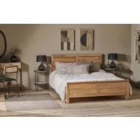 Indali King Size Bed Frame - Natural, Mango Wood alternate view