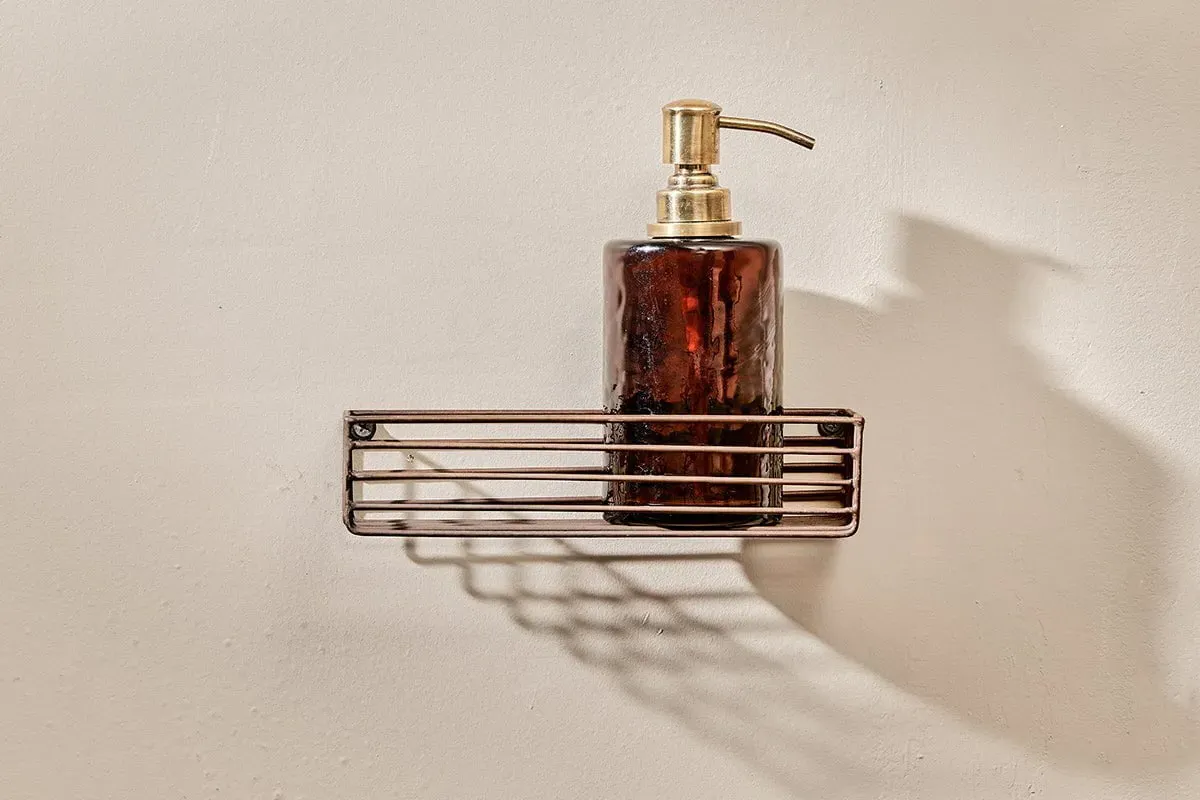 Indore Wall Shelf - Aged Brass image