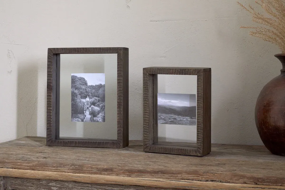 Indu 8x10 Standing Frame - Dark Ash, Mango Wood