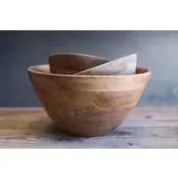 Indus Large Wooden Bowl - Mango Wood