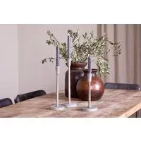 Inigo Large Candle Holder - Aged Zinc