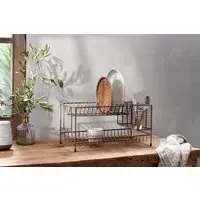 Inkollu Dish Rack - Aged Brass