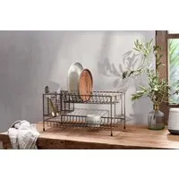 Inkollu Dish Rack - Aged Brass alternate view
