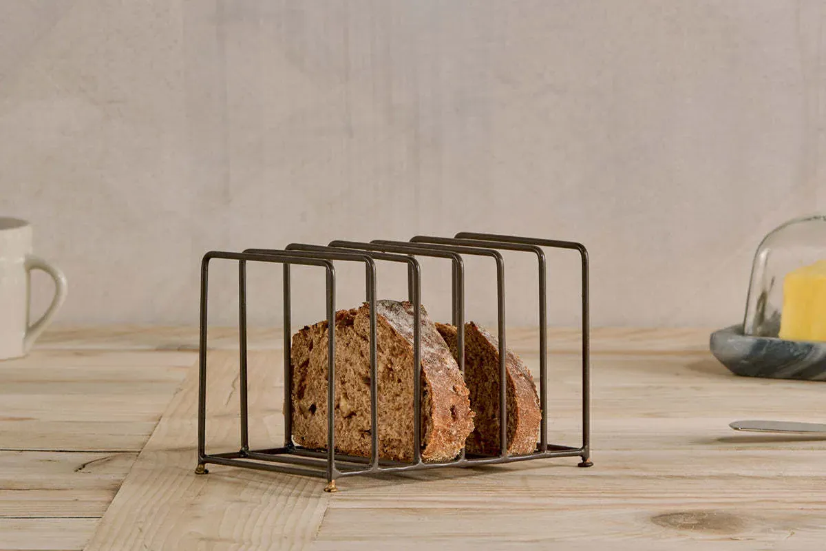 Inkollu Toast Rack - Aged Brass, Iron product