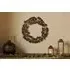 Ishana Christmas Wreath - Antique Brass