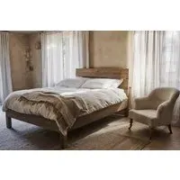 Iya King Size Bed Frame - Natural, Reclaimed Wood