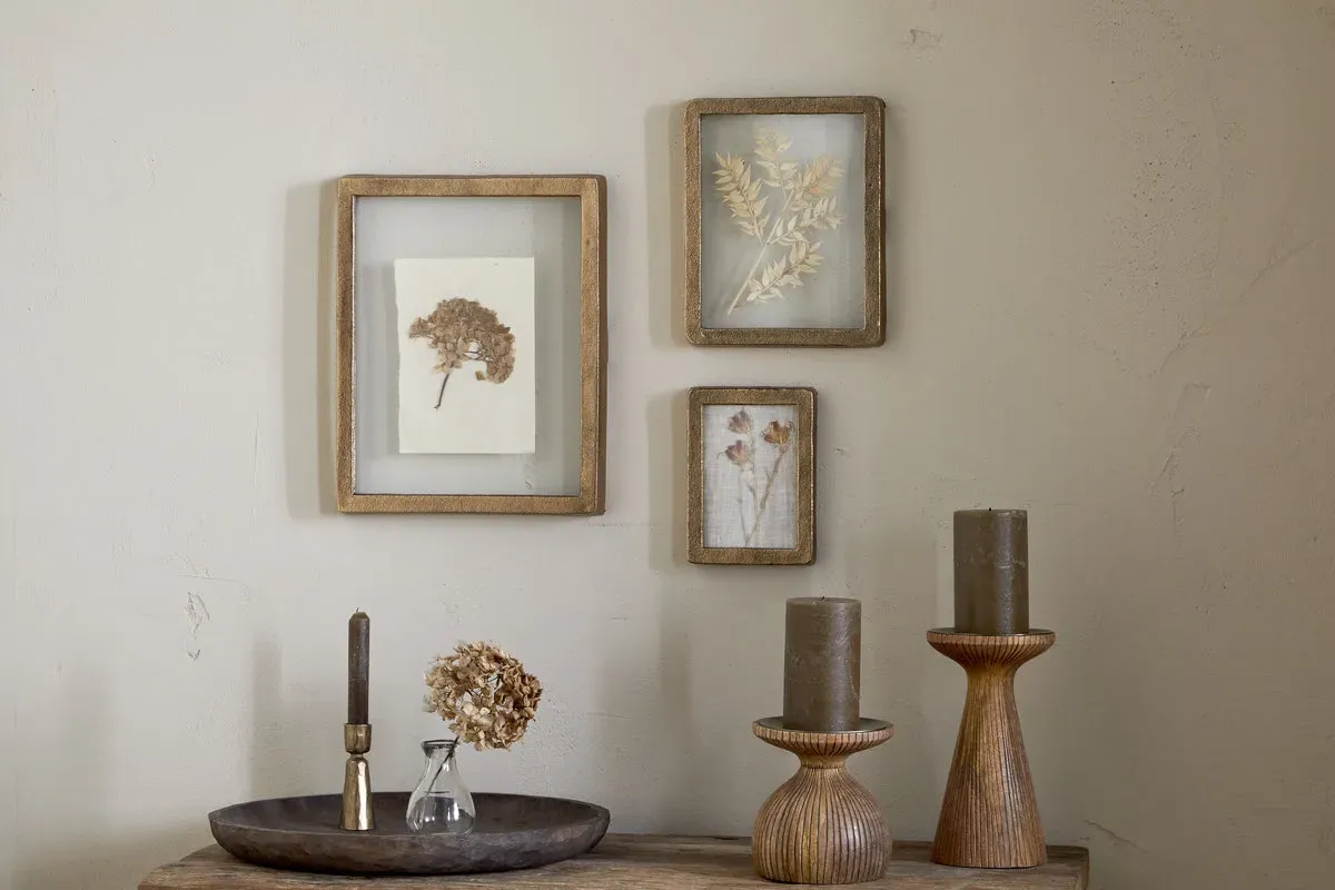 Jahala 5x7 Wall Photo Frame - Antique Brass, Aluminium image