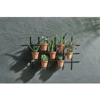 Jara Wall Hung Planter - Terracotta, Iron alternate view