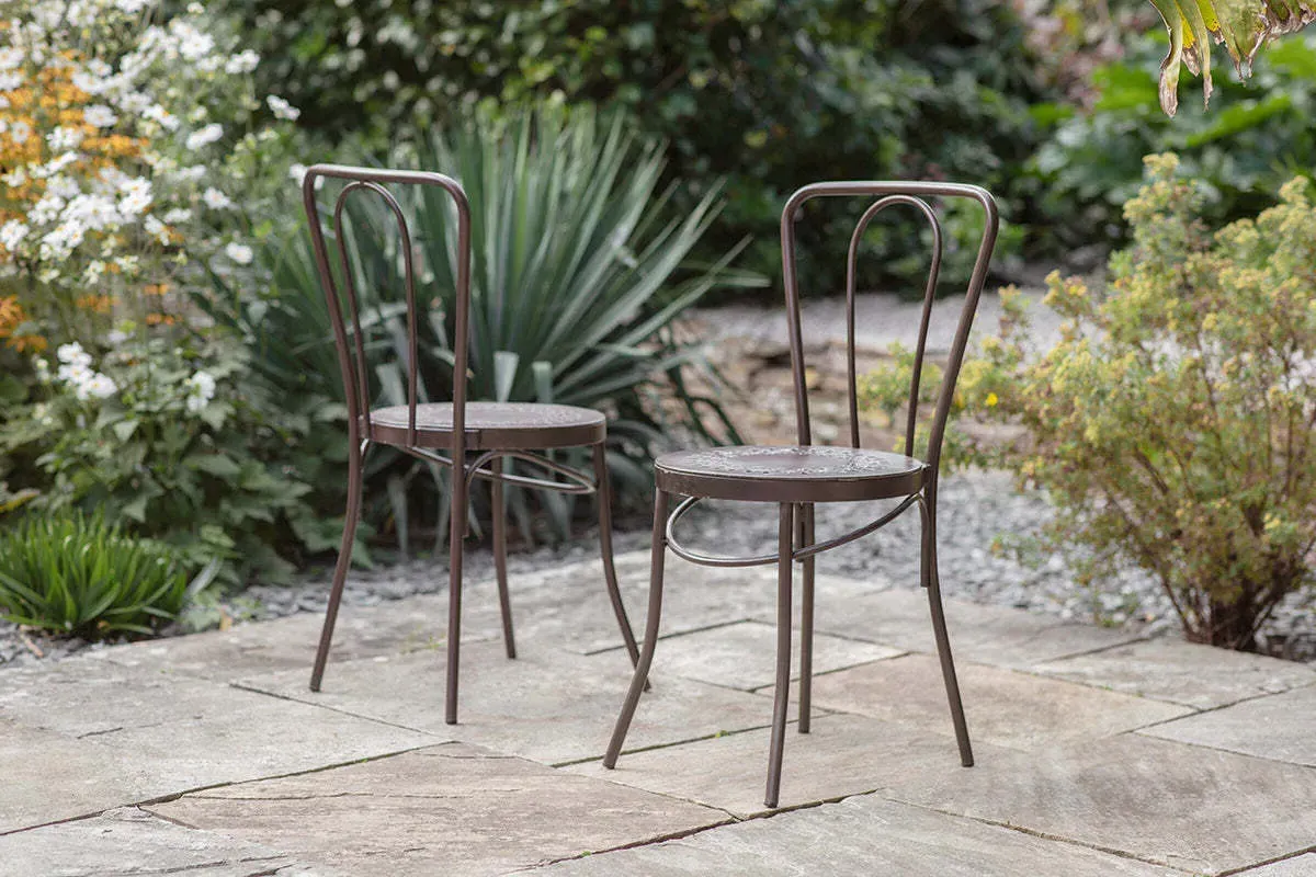 Jeavika Bistro Dining Chair - Dark Brown, Iron product