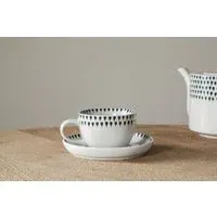 Juniper Drop Cup & Saucer - Green