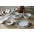 Juniper Drop Dinnerware Set of 12 - Cream, Juniper