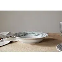 Juniper Drop Pasta Bowl - Cream, Juniper