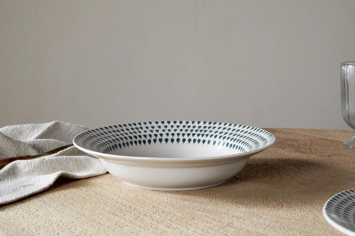 Juniper Drop Pasta Bowl - Cream, Juniper image