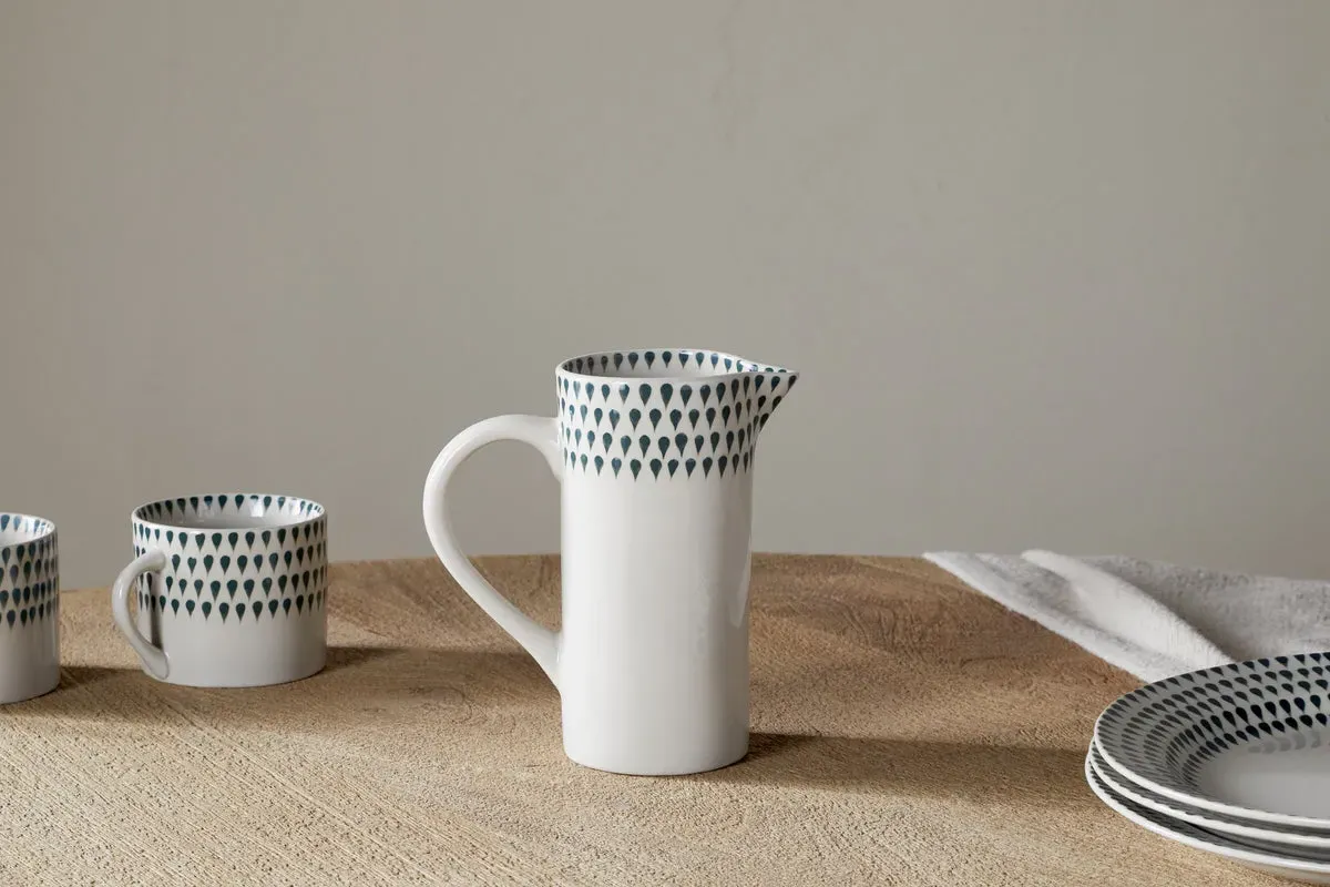 Juniper Drop Small Jug - Cream, Juniper image