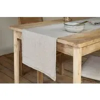 Junto Linen Table Runner - Natural