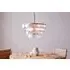 Kagitha Recycled Glass Chandelier - Antique Brass