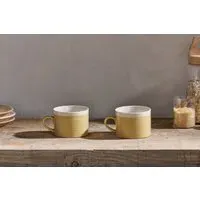 Kai Mugs Set of 2 - Mustard