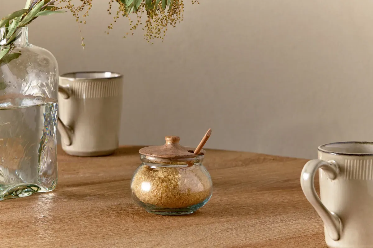 Kali Round Storage Jar - Natural, Clear image