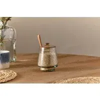 Kali Tall Storage Jar - Natural, Clear