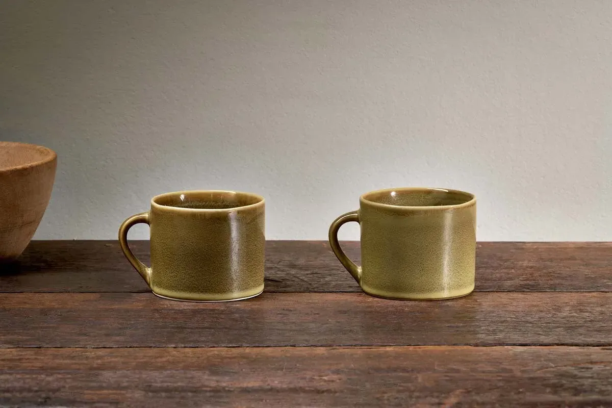 Kalini Set of 2 Small Mugs - Green product