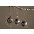 Kalira Pomegranate Baubles Set of 3 - Black, Brass by NKUKU, image 3