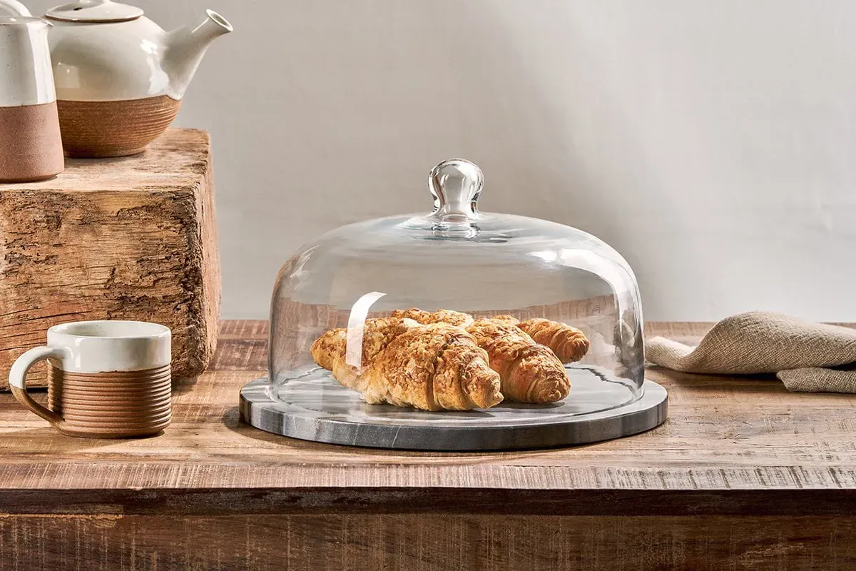 Kallso Marble Cake Dome - Grey