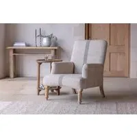 Kallu Occasional Dining Chair - Natural, Wool & Cotton