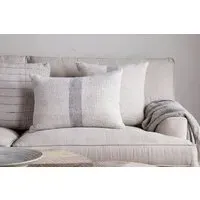 Kallu Square Cushion Cover - Natural, Wool Cotton