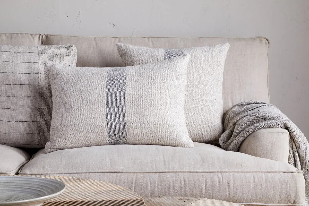 Kallu Square Cushion Cover - Natural, Wool Cotton
