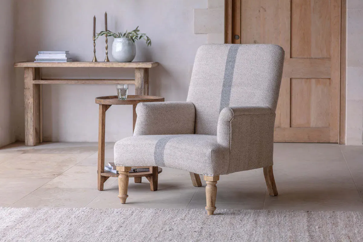 Kallu Wool & Cotton Dining Chair - Natural product