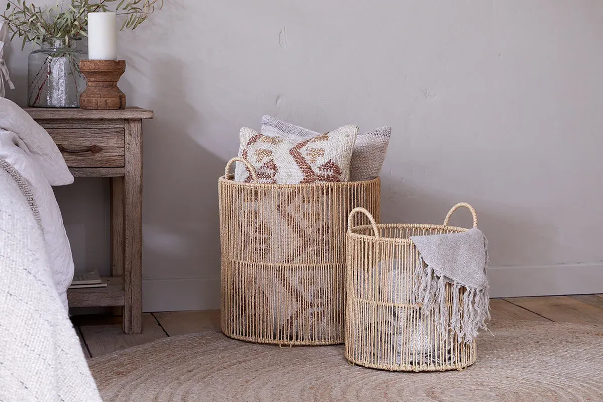 Kanika Small Jute Storage Basket - Natural image