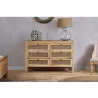 Kanz Chest of Drawers - Natural, Mango Wood