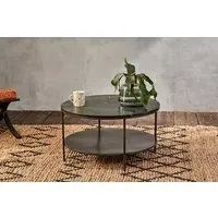 Karoko Marble Coffee Table with Storage - Black