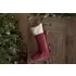 Karru Christmas Stocking - Red, Cotton Velvet by NKUKU, image 3
