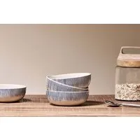 Karuma Ceramic Cereal Bowl - Blue & White alternate view
