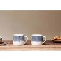 Karuma Ceramic Mug Set of 2 - Blue/White alternate view