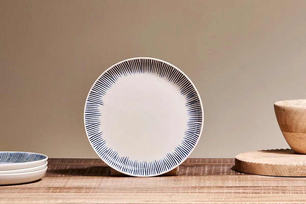 Karuma Ceramic Side Plate - Blue/White image