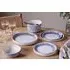 Karuma Dinnerware Set of 12 - Blue/White