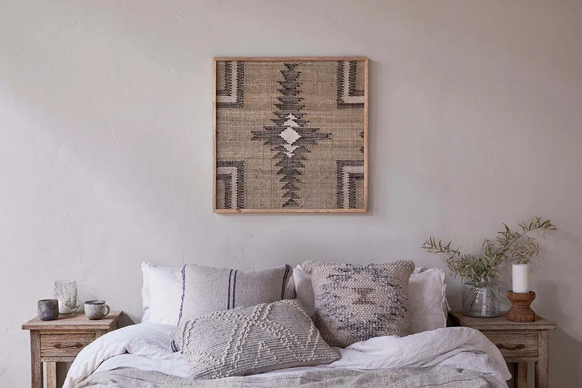Katong Woven Wall Art - Grey, Cotton & Jute product