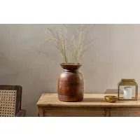 Kawasan Reclaimed Tall Pot - Dark Stain
