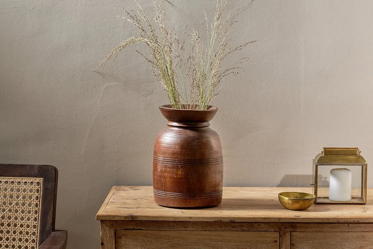 Kawasan Reclaimed Tall Pot - Dark Stain image