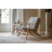 Keya Chunky Weave Dining Chair - Natural, Mango Wood
