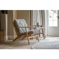 Keya Chunky Weave Dining Chair - Natural, Mango Wood alternate view