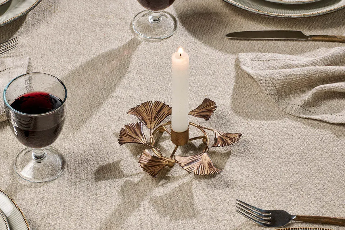 Khamilla Wreath 5-Candle Holder - Gold, Metal product