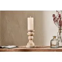 Kibibi Candle Stick - Natural, Mango Wood